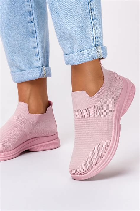 Różowe sneakersy Casu buty sportowe slip on 35 3 22 P 8 sklep Casu pl