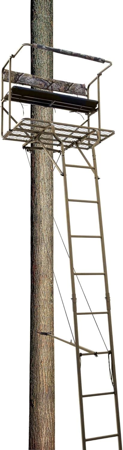 Buy Rhino Treestands Rtl 2000 18ft 2 Person Ladder Stand With Full