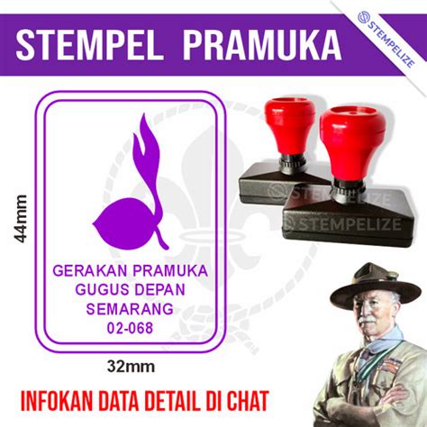 Jual Stempel Pramuka Gugus Depan Kwartir Kab Kendal Stempelize
