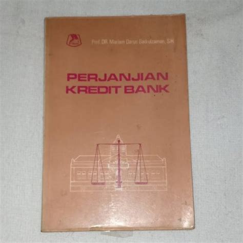 Jual Original Mulus Perjanjian Kredit Bank Mariam Darus Badrulzaman