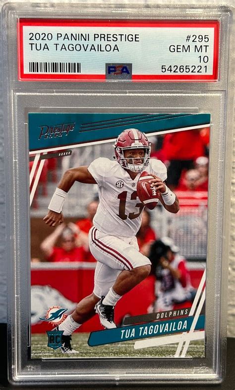 Tua Tagovailoa Prestige Base Price Guide Sports Card Investor