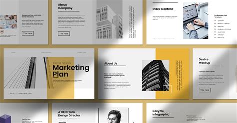 Creative Marketing Plan Layout Template Templatemonster