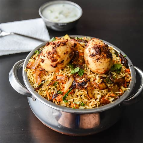 Hyderabadi Egg Biryani Relish The Bite