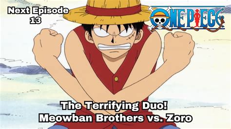 One Piece Episode 13 Preview The Terrifying Duo Meowban Brothers