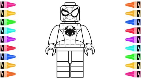 + Lego Iron Spider Coloring Pages Background - Super Coloring