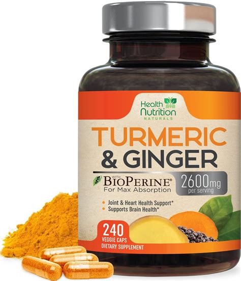 Turmeric Curcumin With Bioperine Standardized Curcuminoids Mg