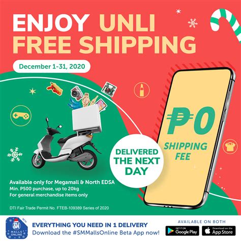 How To Get Free Shipping On The Sm Malls Online App