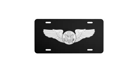 Usaf Aircrew Basic Enlisted Aircrew Wings License Plate Zazzle