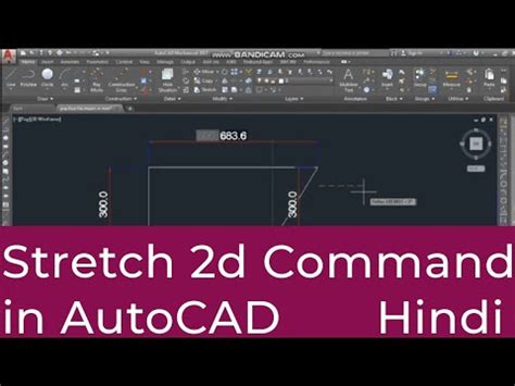 Stretch Command In Autocad How To Stretch Object In Autocad Autocad