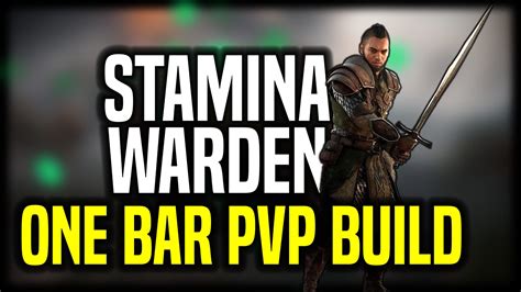 Eso One Bar Pvp Stamina Warden Build Deltia S Gaming