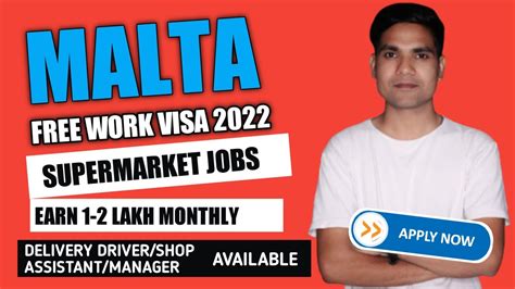 Delivery Driver Jobs In Malta Jobs In Malta Malta Free Work Visa