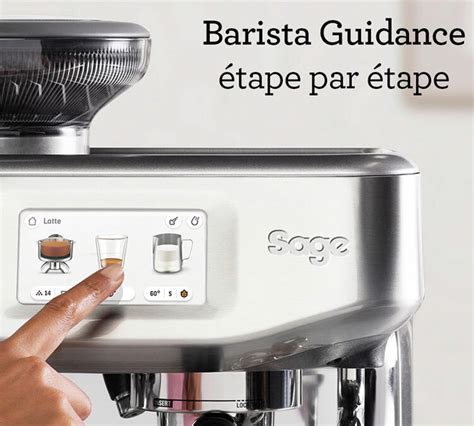 Sage Machine Expresso Barista Touch Impress Ses Bst Feu