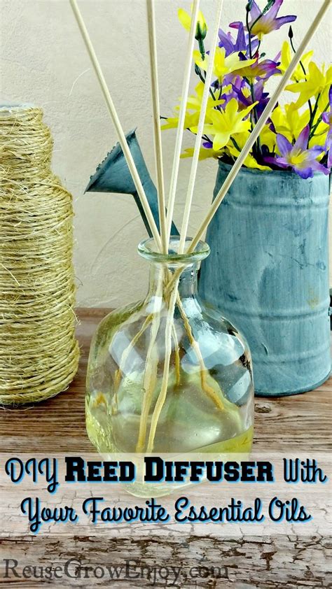 Diy Reed Diffuser With Your Favorite Essential Oils