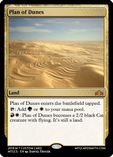 Plan Of Dunes By Nikivan Mtg Cardsmith