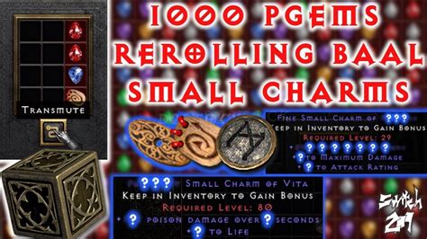 Beginner S Guide To Small Charms Rerolling K P Gems For Gg Scs