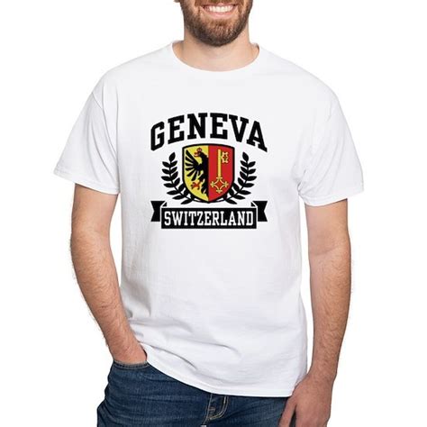 Geneva Men S Classic T Shirts Geneva Switzerland White T Shirt By Magarmor Cafepress