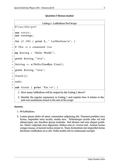 Latex Templates Fphw Assignment