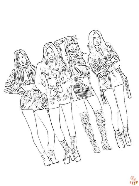 Top Imagen Dibujos Para Colorear De Blackpink Viaterra Mx