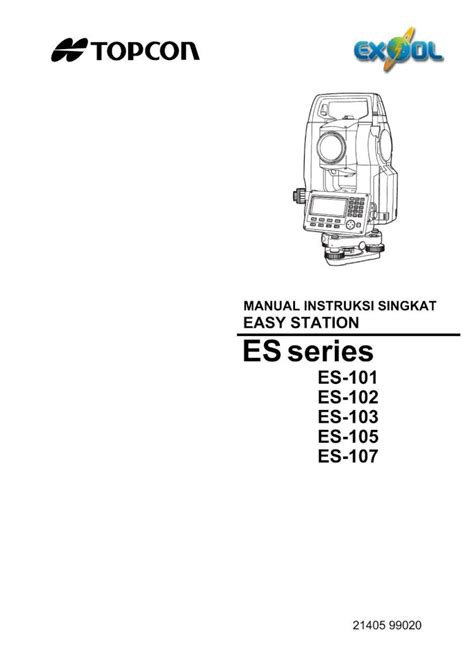 PDF Manual Penggunaan Topcon DOKUMEN TIPS