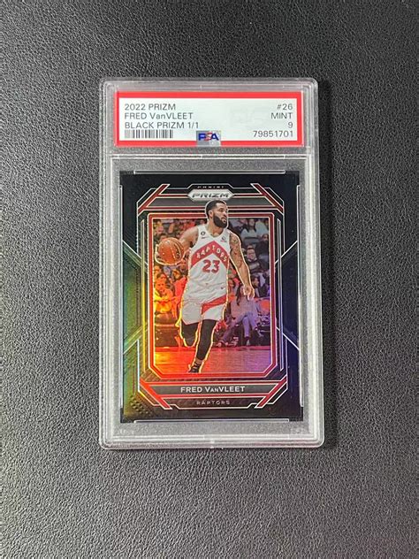 【超新星精品】2022 23 Panini Prizm Fred Vanvleet 猛龙 范弗利特 范弗里特 1of1 11编 黑折