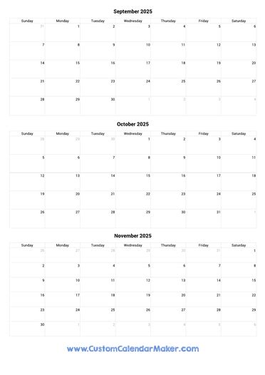 September 2025 Printable Calendar (23 Free Templates + PDF) | Custom ...