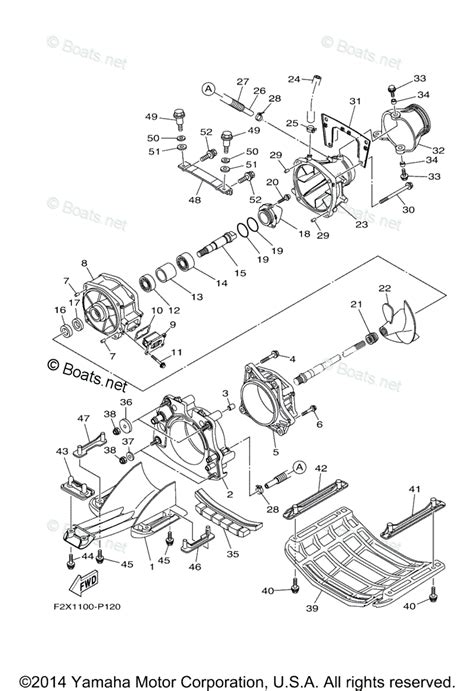 Yamaha Waverunner 2015 Oem Parts Diagram For Jet Unit 1