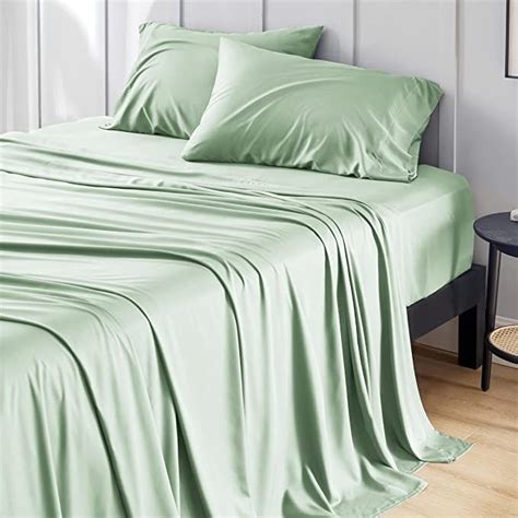 Bedsure Queen Sheets Rayon Derived From Bamboo Queen Cooling Sheet