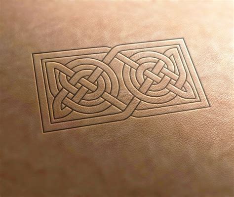 Leather Stamp Delrin Celtic Stamp19 Celtic Knot Stamp Celtic Ornament Stamp Leather Tools