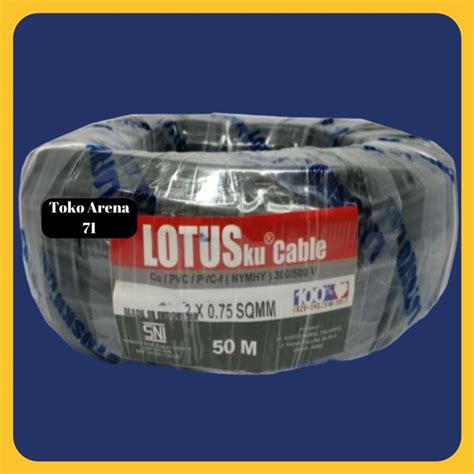 Jual Kabel Listrik Serabut Lotusku Kabel Lotus Nymhy 2x0 75 2x0 75 Permeter Di Lapak Arena71