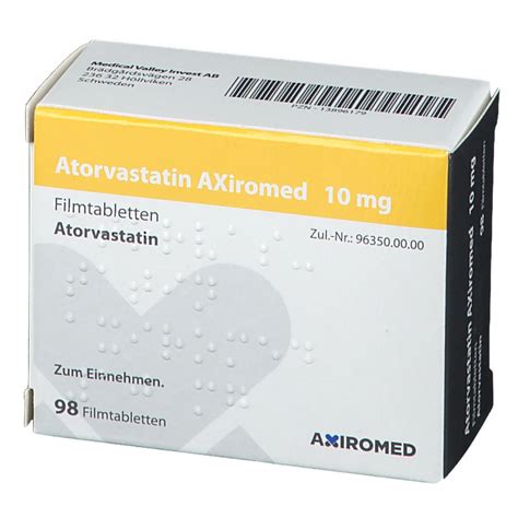 Atorvastatin Axiromed Mg St Mit Dem E Rezept Kaufen Shop Apotheke