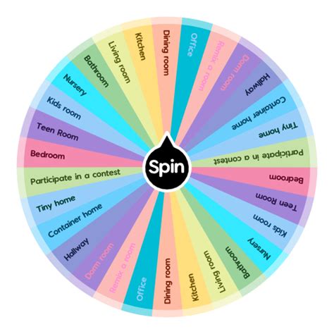 Room Styler Rooms Spin The Wheel Random Picker