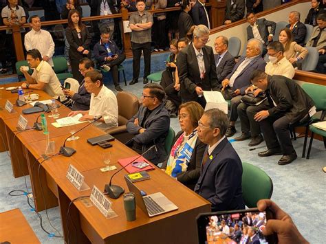 Duterte Dela Rosa De Lima Present As Senate Opens Probe Into Drug War