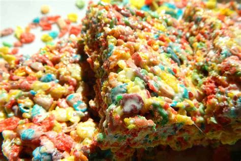 Fruity Pebbles Rice Crispy Treats Recipe The Three Snackateers