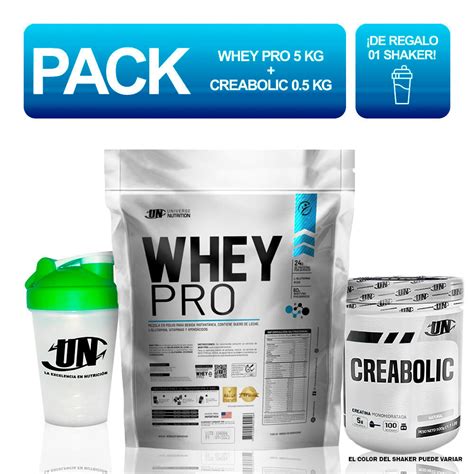 Ripley Pack Universe Nutrition Whey Pro Kg Vainilla Creabolic G