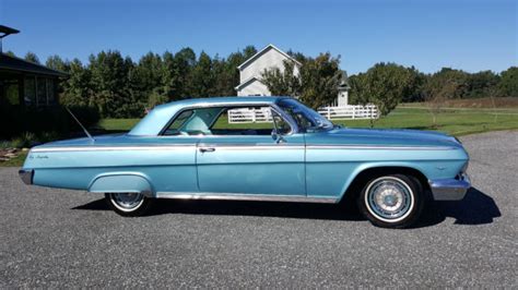 1962 Chevrolet Impala Sport Coupe Beautiful Original Classic Blue With Aqua Classic