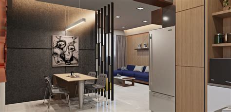 2bhk Unique Style Interior Design The Roots Digital Studio