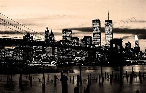 New York City Canvas Monochrome