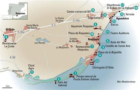 Horas En Roquetas De Mar El Mapa El Viajero El Pa S