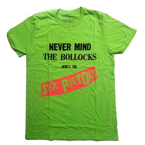 The Sex Pistols Unisex T Shirt Never Mind The Bollocks Original Album