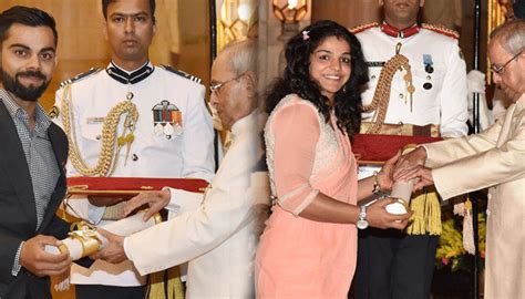 Prez Pranab Mukherjee Confers Padma Awards At Rashtrapati Bhawan