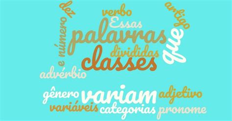 As Classes De Palavras Ou Classes Gramaticais Artofit