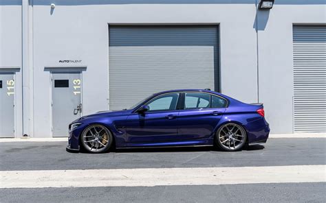 Bmw M F Blue Hre R Lw Wheel Wheel Front