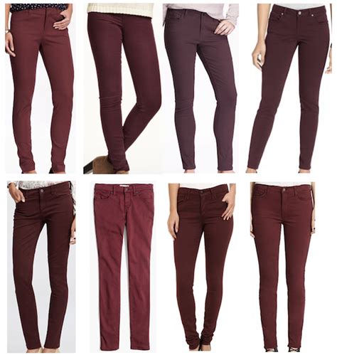 15 Ways To Wear Burgundy Or Maroon Pants Putting Me Together