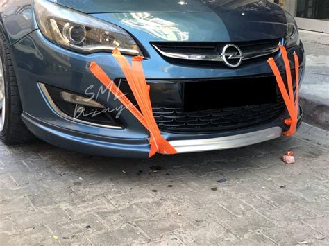 Opel Astra J Hb Sedan Makyajlı Kasa için Custom Ön Ek Plastik Araba