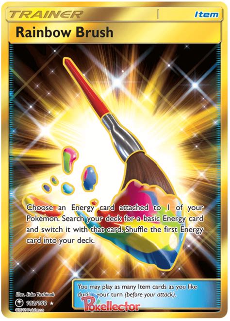 Rainbow Brush Celestial Storm Pok Mon Karty