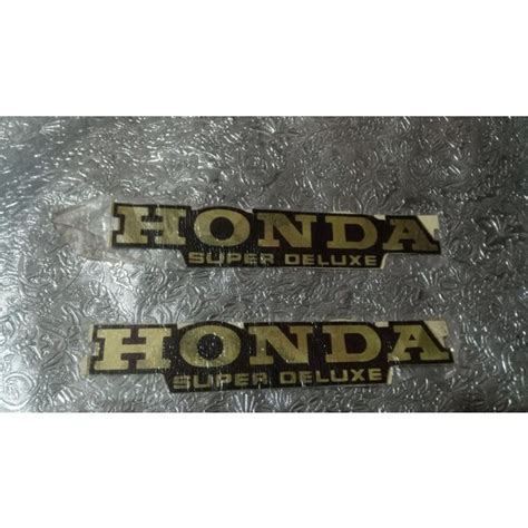 Jual Striping Stiker Tangki Kanan Kiri Gl Honda Super Deluxe