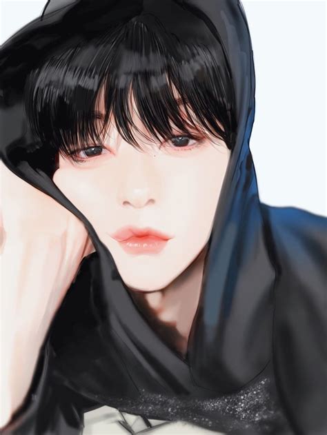 Pin By Zi Pendant On Txt Fanart Fan Art Drawing Kpop Drawings Anime