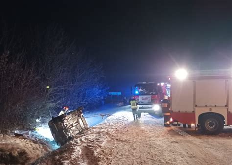 Wypadek w gminie Szadek Ranny 56 latek z gminy Wodzierady Radio Łódź