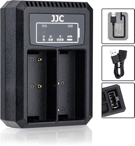 Amazon Jjc Dual Usb Charger For Olympus Blh Battery Compatible