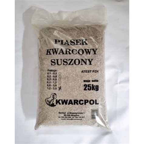 Piasek Kwarcowy Suszony 1000kg Shopee Polska